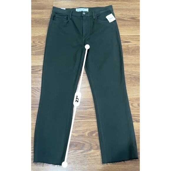 Frank & Eileen Green olive  The Everyday Straight Leg Jeans 30 - Picture 4 of 13